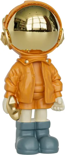 Vista 12 de EZ4ENCE Estatua de astronauta escultura de astronauta, escultura para decoración del hogar, decoración de estante azul artístico, decoración de mesa