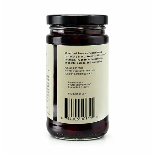 Vista 3 de Woodford Reserve Cerezas Bourbon - 13.5 oz (383g) Paquete de 2