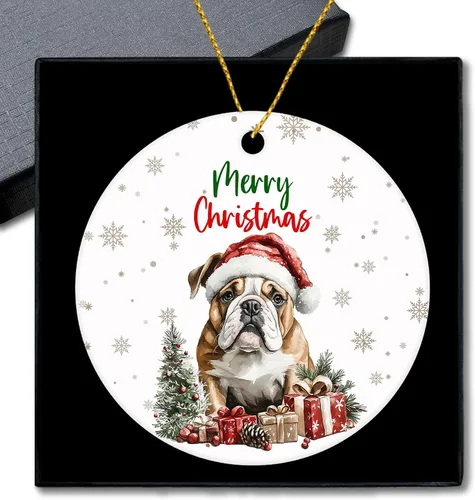 Vista 21 de Shiba Inu Gifts - Adornos navideños de cerámica para árbol y auto
