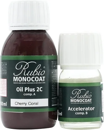 Vista 15 de Rubio Monocoat Tinte y acabado para madera de 650 pies cuadrados - Niebla 5% Oil Plus 2C Aceite de linaza ecológico de secado rápido