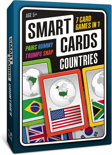 Vista 12 de SMART CARDS Animales Juego de cartas 7 juegos en 1 Snap, Rummy, pares y más Juego educativo de viaje A partir de 5 años, 1-8 jugadores
