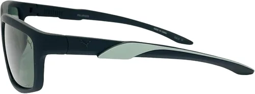 Vista 4 de Puma Spark PU0324S 004 - Lentes de sol polarizados con marco negro mate ideales para conducir pesca ciclismo y correr negro verde y negro 54 18 145
