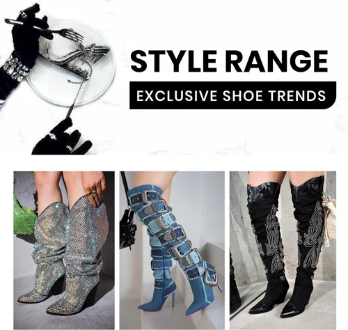 Vista 6 de Cape Robbin MonaLisa Botas de combate para mujer, botas de plataforma con tacones de bloque gruesos, botas altas para mujer