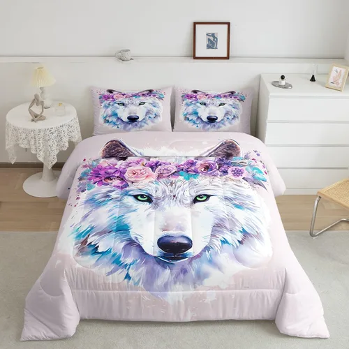 Vista 24 de Juegos de ropa de cama de piel de vaca con patchwork, edredón con estampado de piel de vaca, juego de edredón de animales de granja para niños