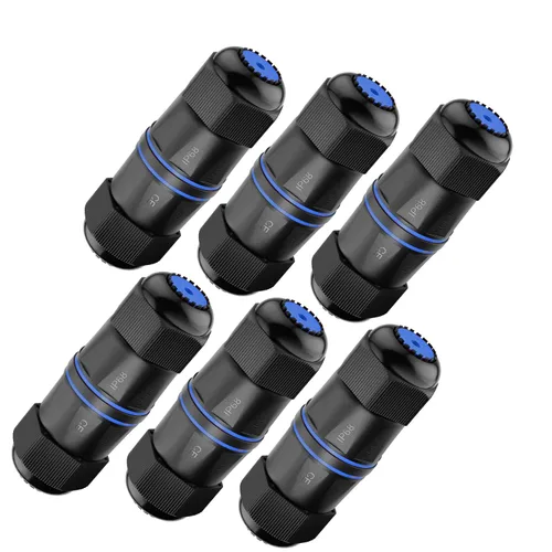 Vista 10 de VCELINK Acoplador RJ45 Impermeable IP68 Perfil Corto, Conector Ethernet Impermeable Blindado Cat6/Cat5E/Cat5, Extensor de Cable de Red LAN