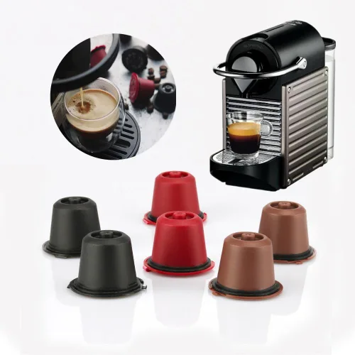 Vista 8 de Cápsulas de café reutilizables compatibles con N espresso OriginalLine, BENFUCHEN - Cápsula de café recargable para N espresso OriginalLine, 2