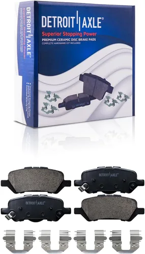 Vista 132 de Detroit Axle - Pastillas de freno para Avalanche Express Suburban Savana Yukon XL 1500 Chevy Tahoe GMC Cadillac Escalade, Pastillas de freno