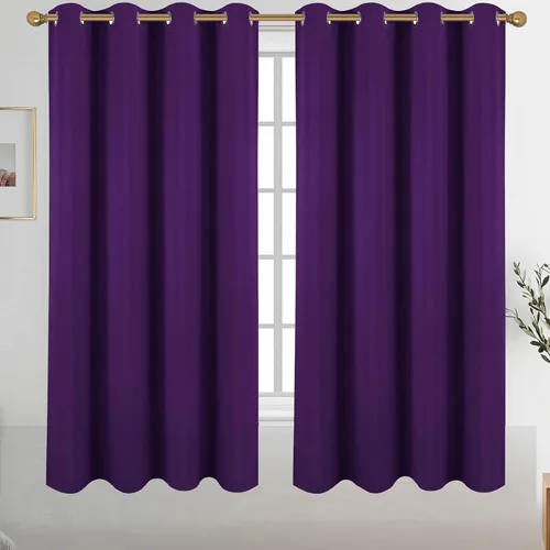 Vista 31 de Diraysid Cortinas opacas beige con ojales para dormitorio, con aislamiento térmico, cortinas de oscurecimiento de habitación, 38 x 54 pulgadas, 2