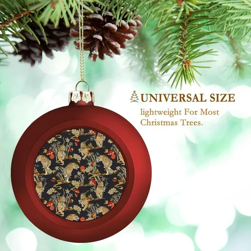 Vista 162 de Boobs Funny Shatterproof Matte Christmas Balls for Tree Wreath Home Decor 1PCS