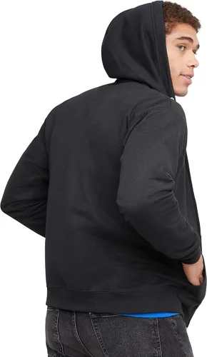 Vista 2 de Hanes EcoSmart - Sudadera con capucha para hombre, diseño de vellón con cremallera completa