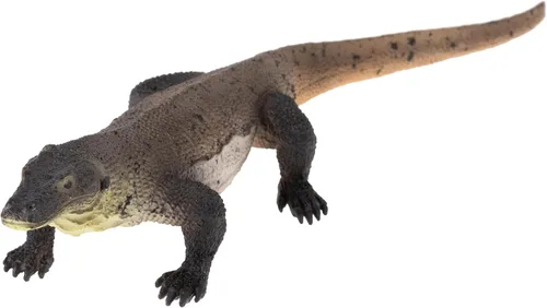 Vista 3 de MOJO Komodo Dragon Realista Internacional Wildlife Figura de juguete pintada a mano