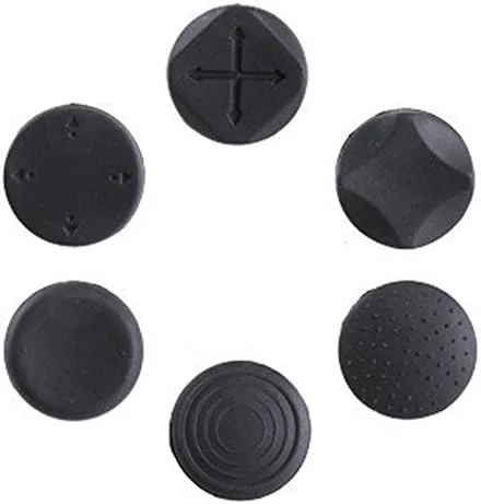 Vista 2 de 12pcs Joysticks Pad Cover, Button Protectors Thumbstick Joysticks Pad Cover Case for Playstation Vita PSV