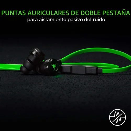 Vista 6 de Razer audífonos cabeza de martillo iOS Verde