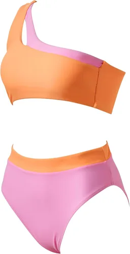 Vista 11 de MOOSLOVER Traje de baño de dos piezas con corte alto y cintura alta para mujer