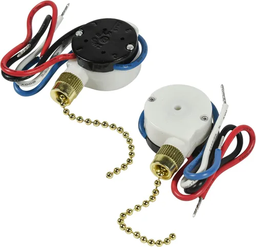 Vista 8 de HQRP Westinghouse - Interruptor de 3 velocidades de 4 cables compatible con Hunter, Hampton Bay, Harbor Breeze, interruptor de cadena de tracción