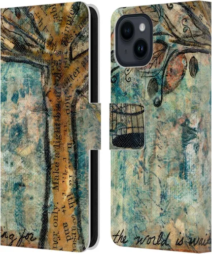 Vista 13 de Head Case Designs Officially Licensed Wyanne Half Light Nature 2 Leather Wallet Case Compatible with Apple iPhone 15