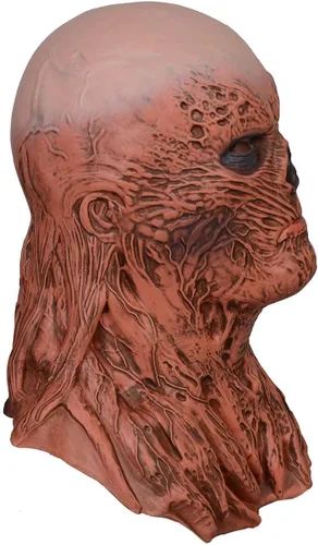 Vista 5 de Máscara Vecna de Halloween espeluznante monstruo de cabeza completa de látex para adultos y niños fiesta de disfraces