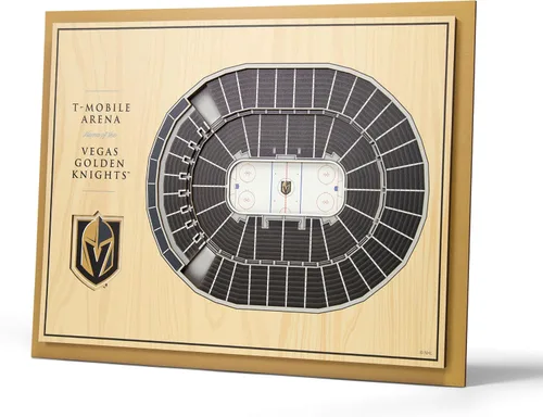 Vista 9 de YouTheFan NHL - Arte de pared 3D StadiumViews de 5 capas 17 x 13