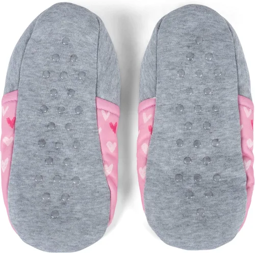 Vista 6 de DEMDACO - Zapatillas de forro polar con suela suave para mujer
