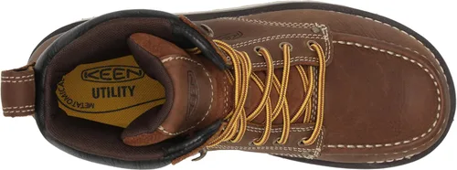 Vista 5 de KEEN Utility Botas de trabajo Cincinnati de 6" de cuero suave para hombre