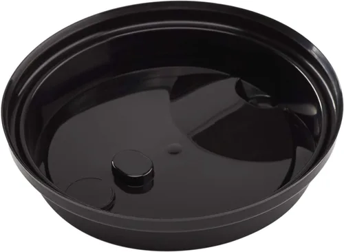 Vista 2 de Karat Tapa de cúpula de Sipper 3.543 in Para vasos de polipropileno premium de 16/24 oz de alto Negro