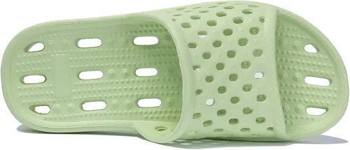 Vista 4 de NewDenBer Zapatos de ducha de baño para mujeres y hombres, antideslizantes, de secado rápido, para playa, piscina, ducha, sandalias con agujeros