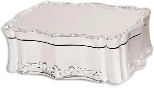 Vista 2 de Cherished Moments Caja de recuerdo de joyería pequeña en forma rectangular personalizada con mensaje grabado personalizado para regalo