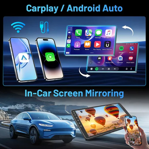Vista 3 de 5GWi-Fi 1280 * 800HD (sistema OTA de actualización en línea) Radio de coche estéreo para Jeep Patriot Compass 2010-2016 Carplay Andriod Auto, FM