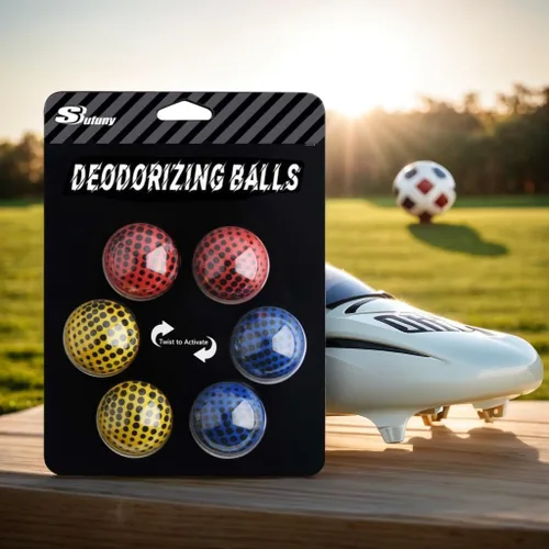 Vista 7 de Pelotas desodorantes para tenis, pelotas desodorantes para tenis, bolsas de gimnasio y casilleros, bolas eliminadoras de olores, paquete de 6