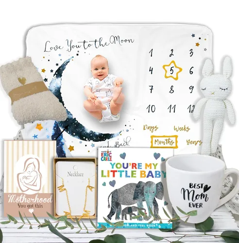 Vista 6 de Lo último en regalos para mamá, paquete de cuidado/cesta de regalo, regalo para recién nacido, mujeres embarazadas, baby shower, embarazo o después
