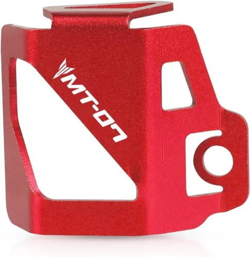 Vista 8 de Tapa de rosca para motocicleta, protector de depósito de líquido de freno trasero para Yamaha MT-07 MT-09 MT 07 09 (color : MT07 negro, tamaño: 1)