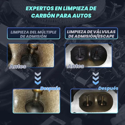 Vista 4 de AUTOOL Walnut Blaster, limpiador de válvula de admisión, kit de pistola de cáscara de nogal de 1400 W para limpieza de carbono, reciclaje de nueces
