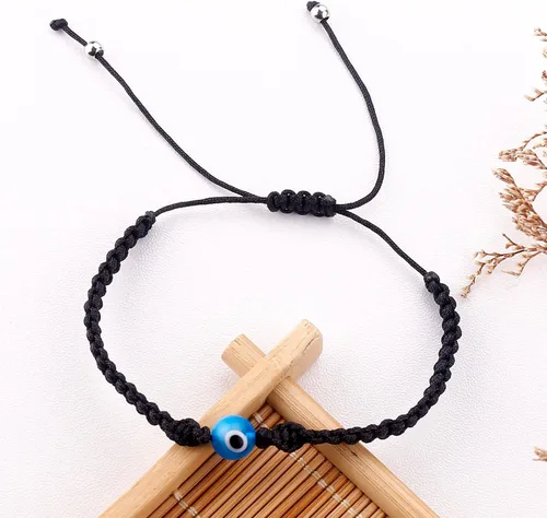 Vista 20 de SUMMER LOVE Handmade Jewelry Evil Eye Bracelets with Card,Black Red String Bracelets Kabbalah Protection Luck Amulet for Women Men Friends Pulseras