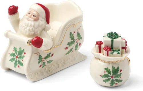 Vista 18 de Lenox 898272 Plato Cubierto Navideño, Pequeño, Navidad, Vajilla Festiva para Servir