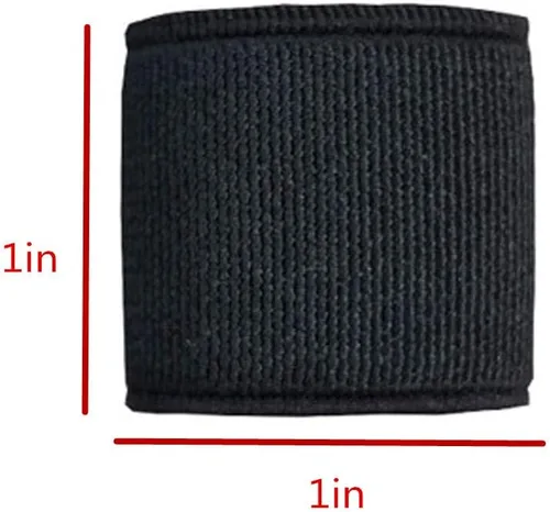 Vista 2 de Correas elásticas tácticas para cinturón de sujeción para cinturón de 1 pulgada de ancho (paquete de 15)