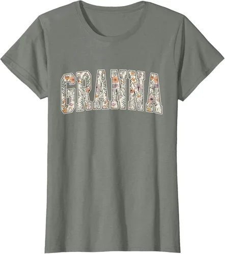 Vista 16 de Granna - Camiseta retro para el día de la madre Negro