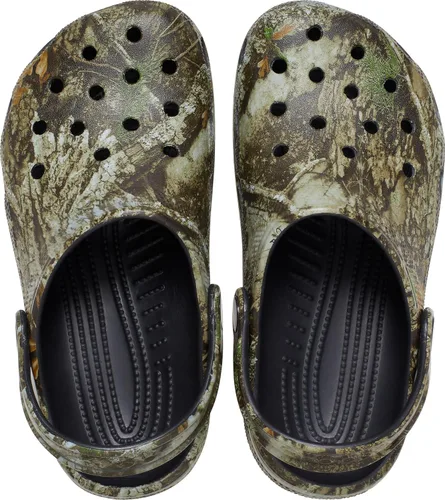 Vista 4 de Crocs Zuecos clásicos unisex con forro Realtree para niños
