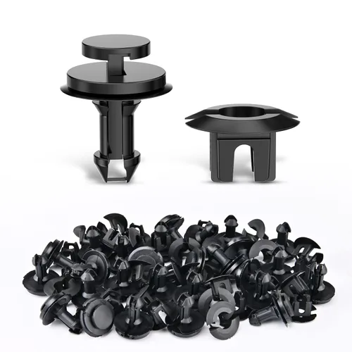 Vista 11 de Nilight Kit de tornillos para matrícula, tornillos de acero inoxidable con tuercas de nailon para sujetar placas delanteras y traseras