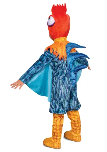 Vista 2 de Disfraz Deluxe Hei Hei de Moana para Niños Pequeños Multicolor