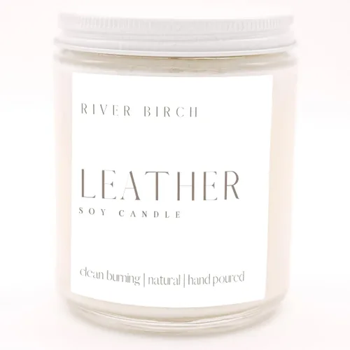 Vista 80 de River Birch Candles - Vela perfumada de almendra y miel Velas en tarro de ámbar de soja de primera calidad, totalmente naturales, no tóxicas, 8.5