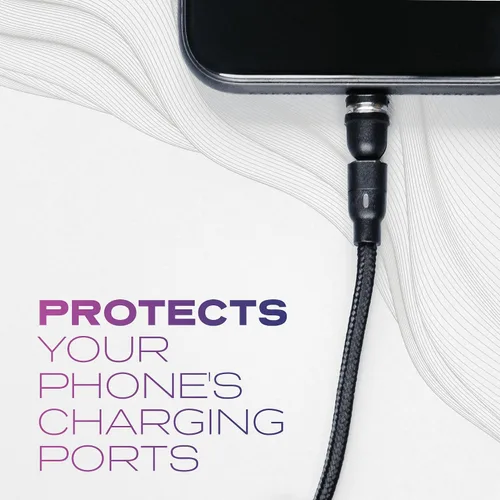 Vista 3 de Statik Conector magnético USB-C para cable de carga magnético, paquete de 3 adaptadores USB-C para cargador de cable, se ajusta fácilmente en su