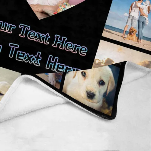 Vista 6 de Artsadd Manta personalizada con foto, mantas personalizadas para papá y abuelo, regalos del Día del Padre, manta conmemorativa para la familia