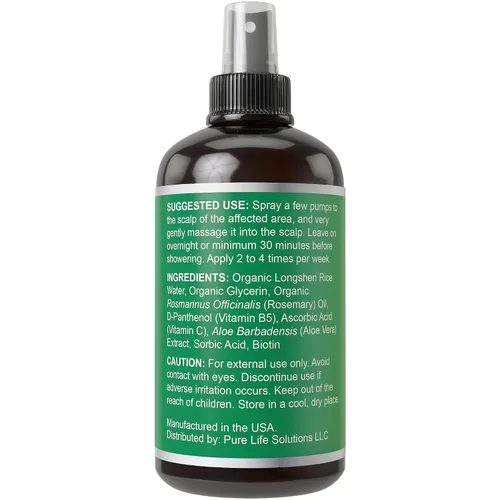Vista 6 de Hair Thickness Maximizer Spray de aceite de biotina + romero