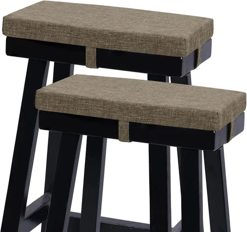 Vista 10 de baibu Cojín rectangular de espuma viscoelástica, diseño de doble capa, antideslizante, con funda lavable a máquina, solo 1 almohadilla