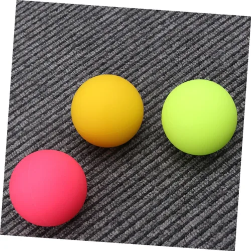 Vista 3 de Mipcase Bola de masaje de yoga de silicona para rodillo muscular y liberación miofascial rodillo trasero extra firme para terapia física y alivio