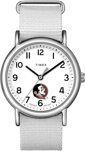 Vista 2 de Timex Tribute Weekender - Reloj de cuarzo para mujer (1.496in, correa de tela)