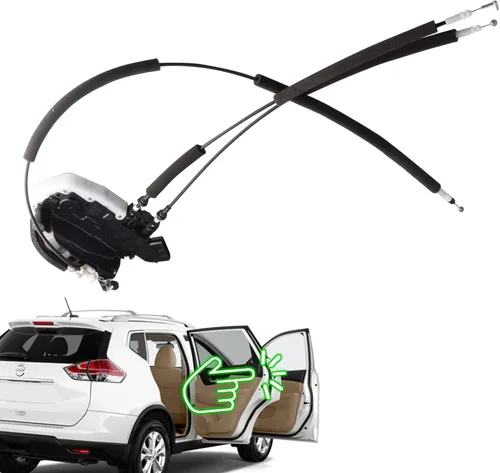 Vista 7 de Actuador de cerradura de puerta delantera izquierda compatible para Nissan Rogue 2008-15 Rogue Select 2014-15 Conjunto de pestillo de puerta