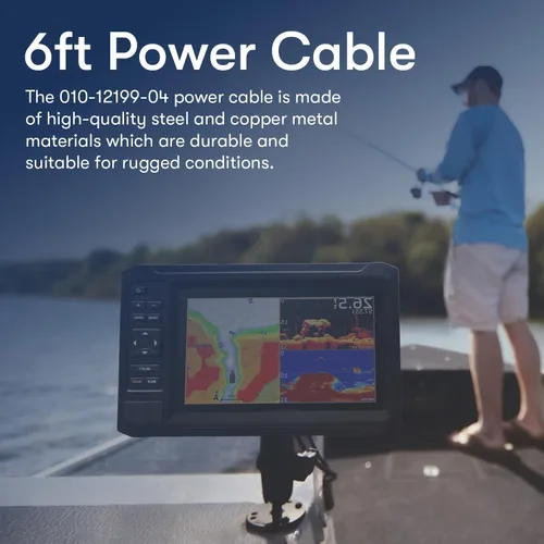 Vista 7 de Sunluway 010-12199-04 Cable de alimentación/datos NMEA 0183 de 4 pines compatible con Garmin Striker 4/4cv/4dv/Plus/Vivid Series y EchoMAP Series