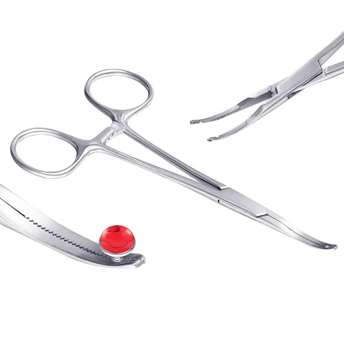 Vista 12 de DJCIW Abrazaderas de piercing para tabique, alicates de perforación de acero inoxidable quirúrgico de 6 pulgadas, herramientas de perforación