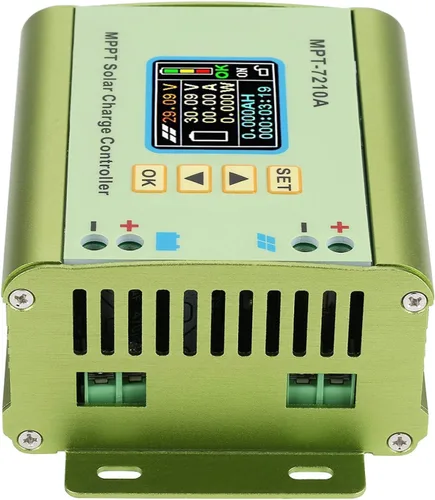 Vista 9 de Controlador solar MPPT DC12-60v, MPT-7210A controlador LCD Pantalla LCD Regulador de panel solar de energía para batería de litio
